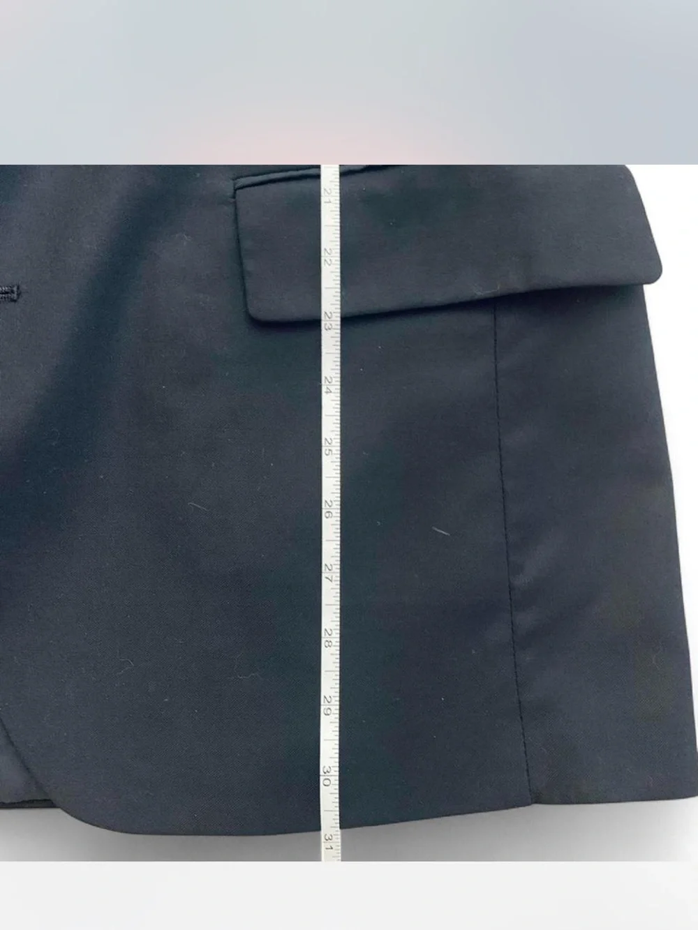 Vintage flawless Jos. A. Bank  size 44R Charcoal Grey Blazer Burgundy Label